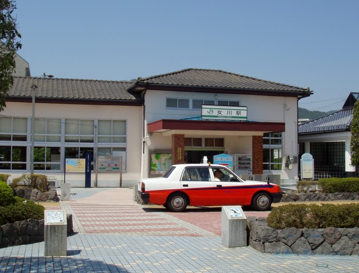 震災前の女川駅